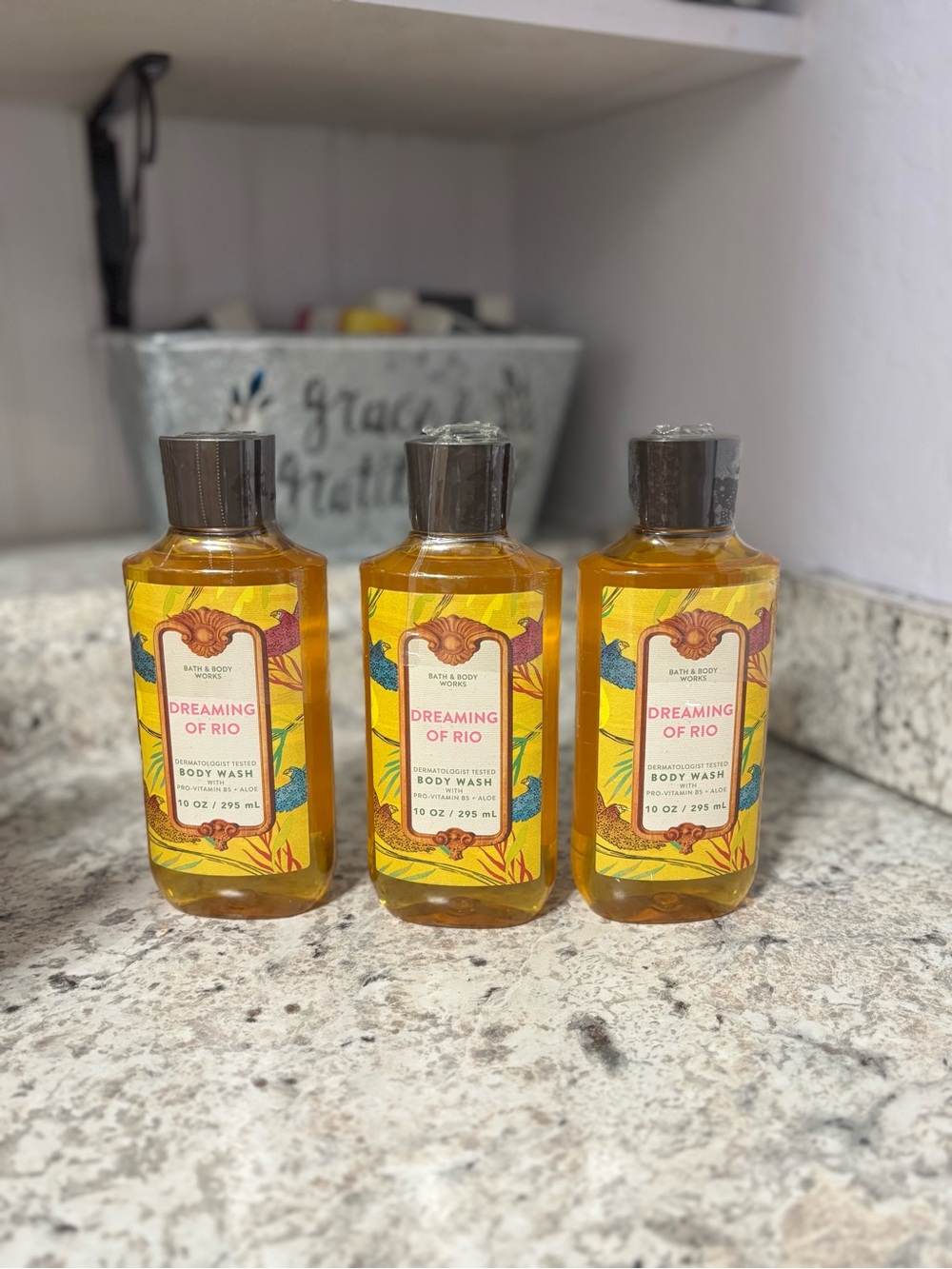 3 DREAMING OF RIO Body Wash Shower Gel. NIP
